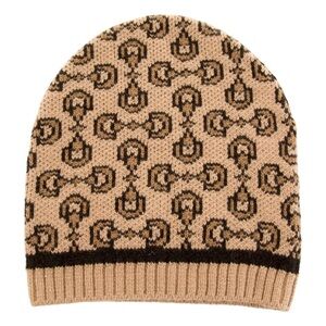 Gucci Horsebit Pattern Blend Beanie